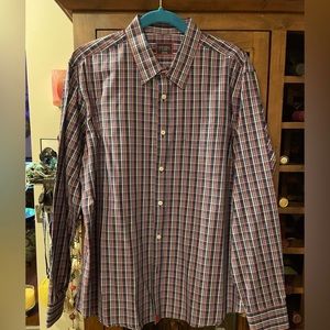 UNTUCKit XL Button Down Plaid Shirt